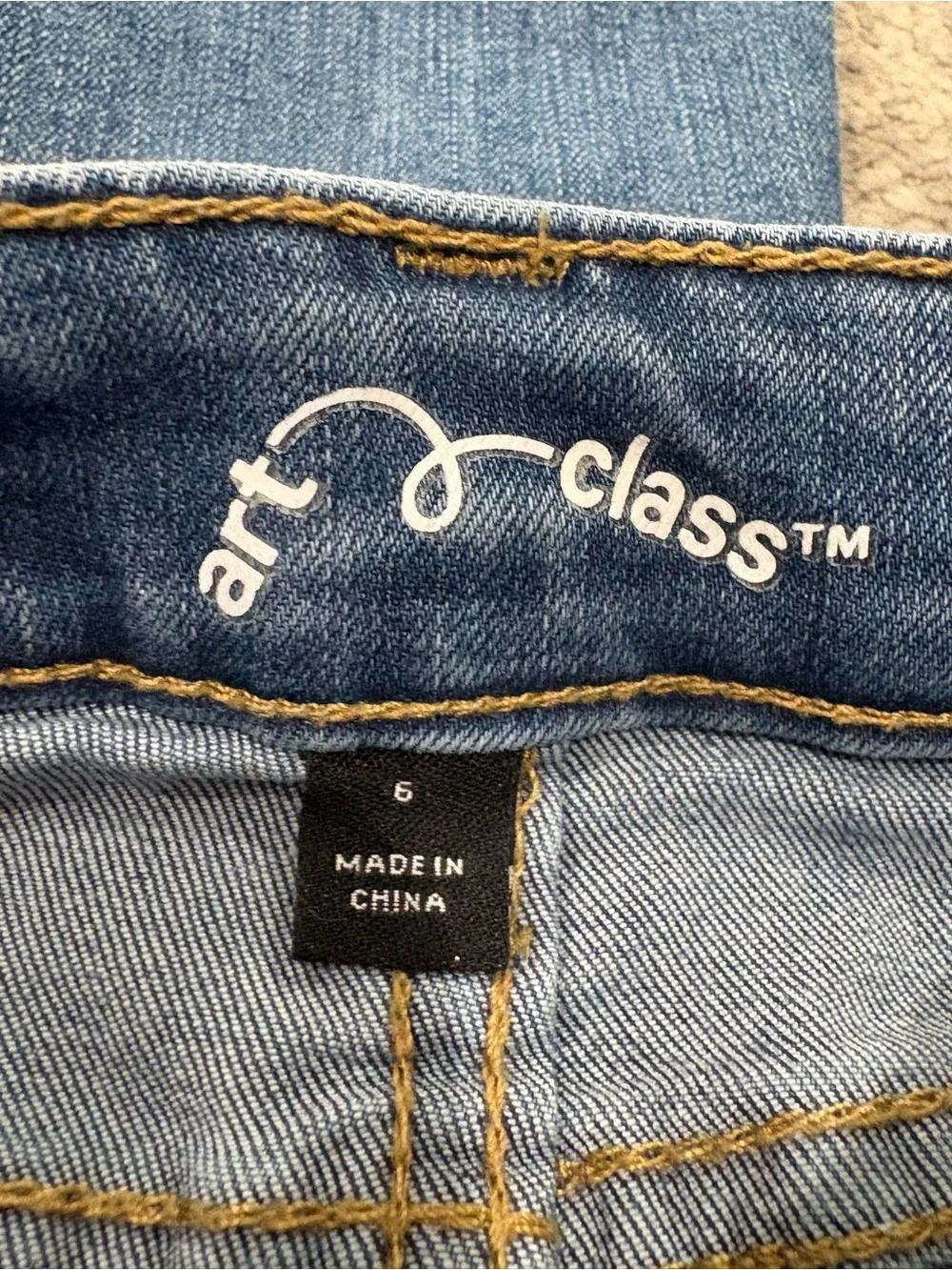 art class Girls Blue Flare Jeans
